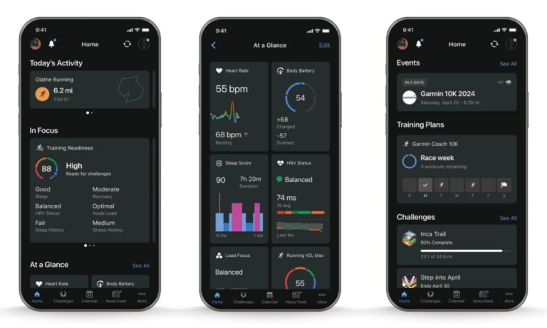 Aplikacja Garmin Connect