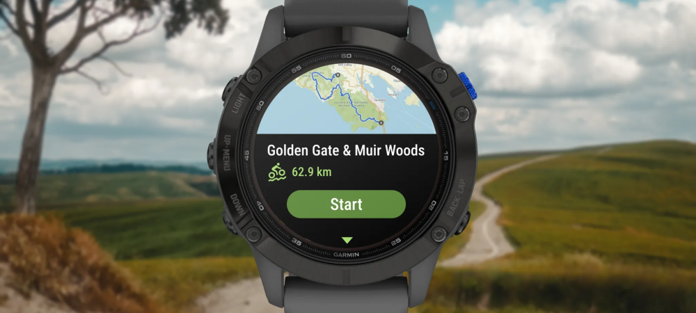 Garmin i Komoot