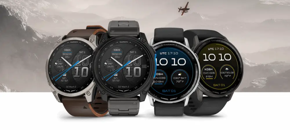 Zegarki lotnicze Garmin