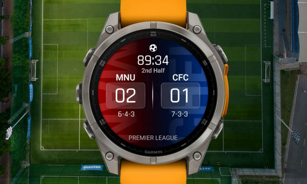 Wyniki sportowe w zegarku Garmin