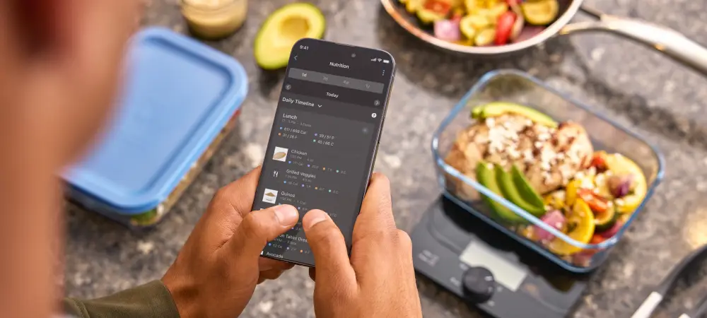 Dieta na stres - śledzenie odżywiania w Garmin Connect