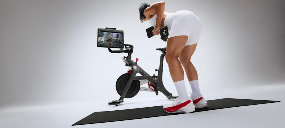 Aplikacja Peloton - trening siłowy